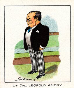 Leopold Charles Maurice Stennett Amery 1873-1955, engelsk konservativ politiker, 1929 af Unbekannt