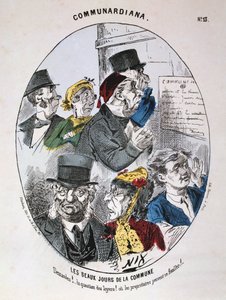 Kommunens smukke dage, 1871 af Unbekannt