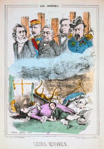 The Infames, Paris Kommune, april 1871 af Unbekannt
