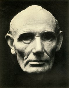 Livsmaske af Abraham Lincoln, 1860, 1930. af Unbekannt