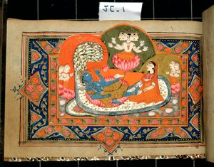 Krishnas liv, c18. - 19. århundrede af Unbekannt