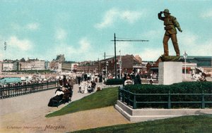Redningsbådsmindesmærke, Margate, Kent c1905 af Unbekannt
