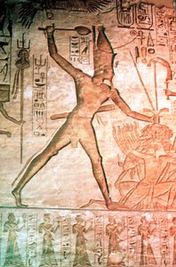 Kalkstensrelief fra Ramses II