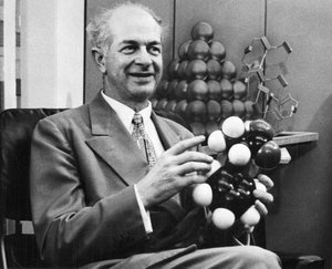 Linus Pauling, amerikansk kemiker, c1954 af Unbekannt