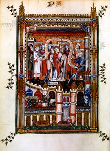 Lisbius udråber sig selv til Kristi discipel, 1317 af Unbekannt