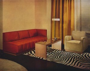 Living-Room af Walter Dorwin Teague, 1939 af Unbekannt