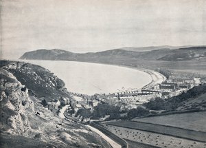 Llandudno - Ser ned fra bjerget, 1895 af Unbekannt