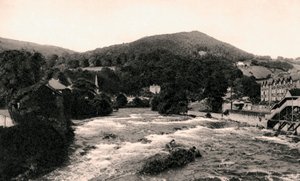 Llangollen, Denbighshire, Wales, begyndelsen af ​​det 20. århundrede af Unbekannt
