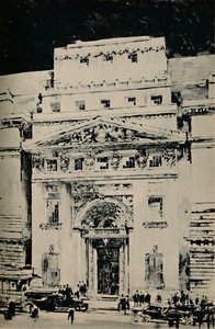 Lloyds New Building: Indgang i Leadenhall Street, 1928 af Unbekannt