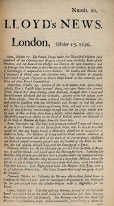 Lloyds News. London, 15. oktober 1696 - Følelsesløs. 20, 1928 af Unbekannt