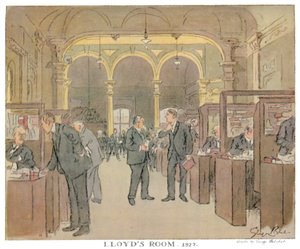 Lloyds værelse. 1927 - Som set af en punch-kunstner, 1928 af Unbekannt