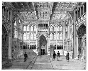 Lobby for Underhuset, London, 1900 af Unbekannt