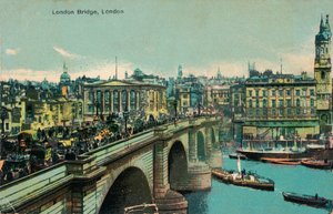 London Bridge, London, c1910, c1900-1930 af Unbekannt