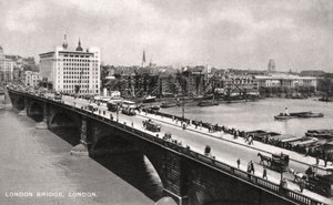 London Bridge, London, begyndelsen af det 20. århundrede af Unbekannt