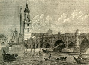 London Bridge, c1872. af Unbekannt
