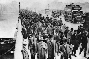 London Bridge myldretid, London, 1926-1927 af Unbekannt