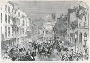 Londons velkomst til prinsesse Alexandra, 1863 af Unbekannt