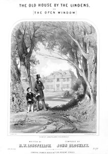 Longfellows hus, c1880 af Unbekannt