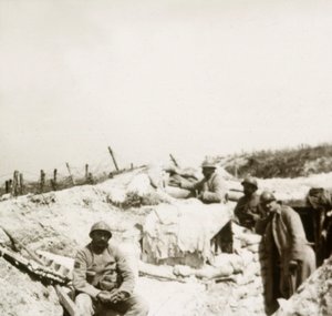 Udkigspost, Massiges, Nordfrankrig, c1914-c1918. af Unbekannt