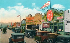 Kigger mod syd på Main Street, c1939 af Unbekannt