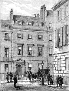 Lord Beaconsfields hus, 19, Curzon Street, Mayfair, London, 1900 af Unbekannt