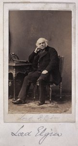 Lord Elgin, britisk diplomat, c 1860 af Unbekannt