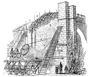 Lord Rosses 72 in1,8m reflekterende teleskop, 1849 af Unbekannt