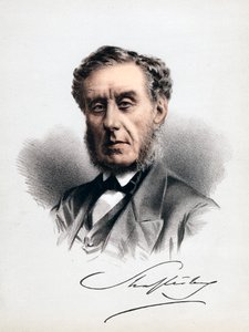 Lord Shaftesbury, engelsk statsmand, moralfilosof, filantrop og fabriksreformator, c1880 af Unbekannt