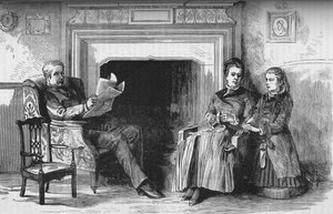 Lord og Lady Wolseley og deres datter, c1882-85 af Unbekannt