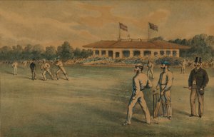 Lords Cricket Ground, 1800-tallet. af Unbekannt