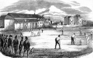 Lords Cricket Ground, London, 1858 af Unbekannt