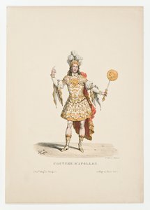 Ludvig XIV som Apollon i balletten Thetis og Peleus