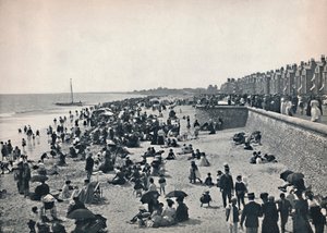 Lowestoft - On the Sands, 1895 af Unbekannt