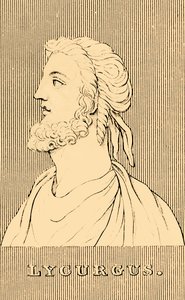 Lycurgus, fl c820 f.Kr., 1830. af Unbekannt