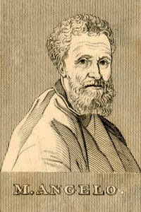 M. Angelo, 1475-1564, 1830. af Unbekannt