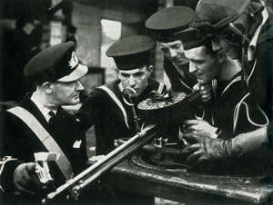 Maskingeværinstruktion, Fleet Air Arm, c1943. af Unbekannt