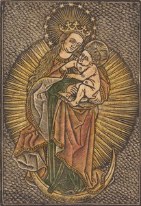 Madonna and Child in Glory, fjerde kvartal 1400-tallet. af Unbekannt