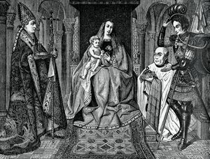Madonna og barn med kanon Joris van der Paele, 1436, 1870 af Unbekannt