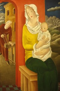 Madonna med Pullover af Unbekannt