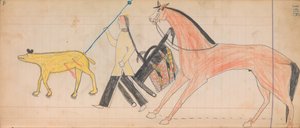 Maffet Ledger: Tegning, ca. 1874-81. af Unbekannt