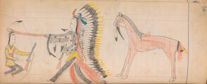 Maffet Ledger: Tegning, ca. 1874-81. af Unbekannt