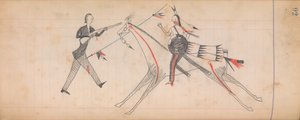 Maffet Ledger: Tegning, ca. 1874-81. af Unbekannt
