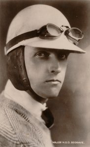 Major H.O.D. Segrave, c1925 af Unbekannt
