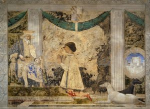 Malatesta før St. Sigismund af Unbekannt