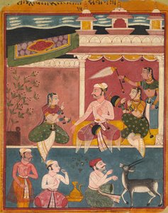 Malkas Raga, Fra Ragamala, ca. 10. af Unbekannt