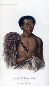Mand fra de samoanske øer, 1848 af Unbekannt