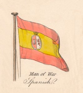 Man of War - Spansk, 1838 af Unbekannt