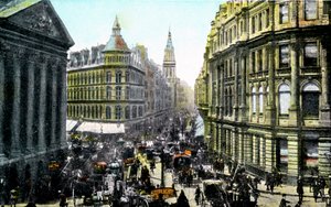 Mansion House and Cheapside, London, begyndelsen af det 20. århundrede af Unbekannt