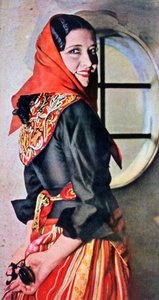 Manuela Del Rio, spansk skuespillerinde og danser, 1943 af Unbekannt