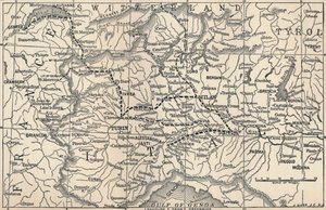Kort over Marengo-kampagnen, 1800, 1896 af Unbekannt